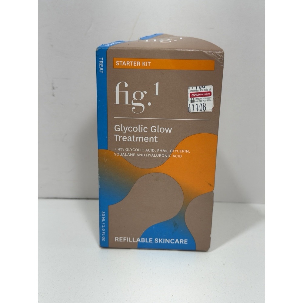 Fig.1 Glycolic Glow Treatment – 4% Glycolic Acid Face Exfoliant, Exfoliating New